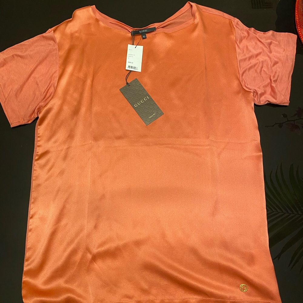 GUCCI Silk T-Shirt